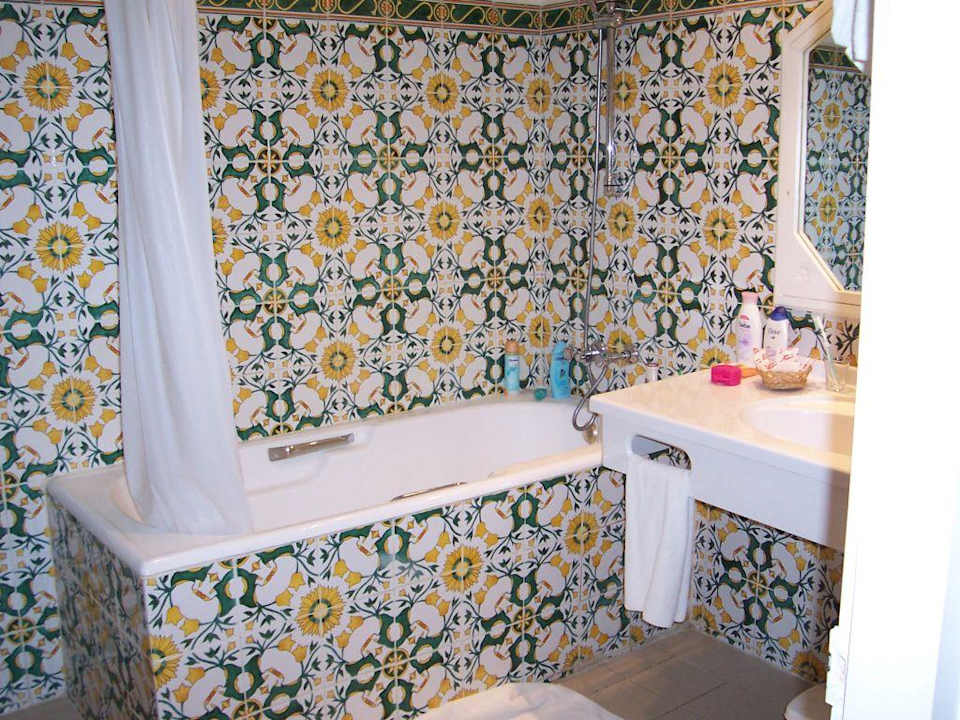 Badezimmer im Zimmer für vier Personen Alassio Hotel and Thalasso