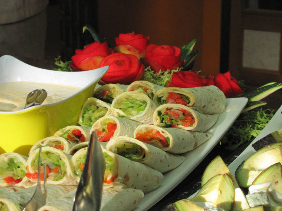 Teil des Buffets Hotel Mariant Park