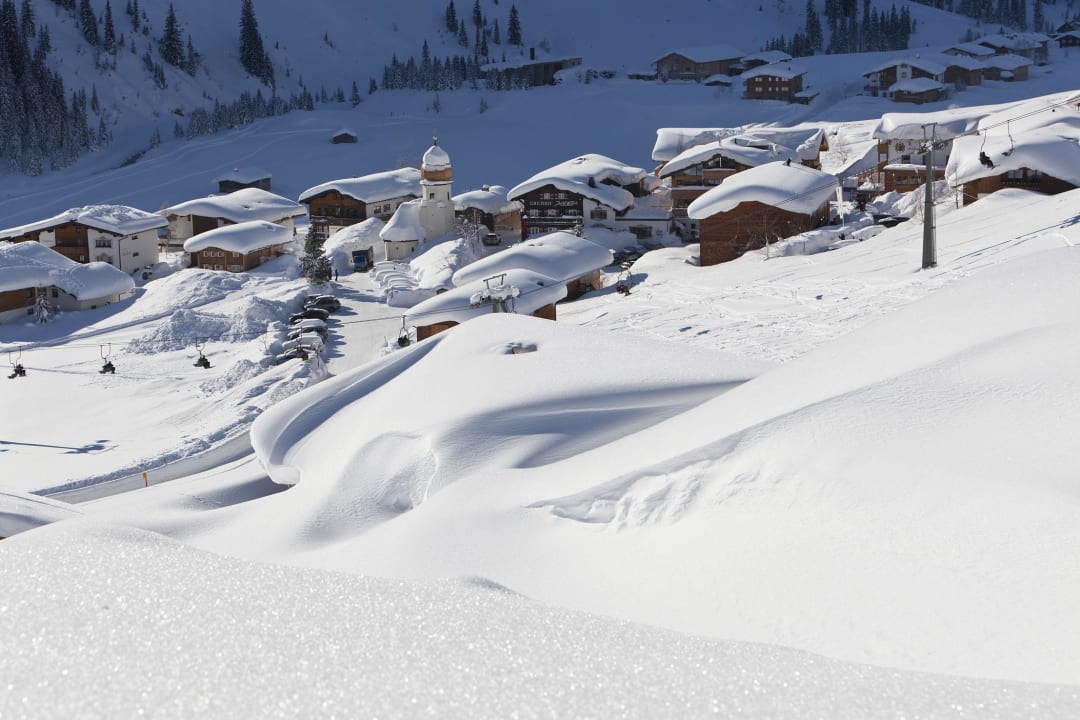 Alpen Sport Resort im Überblick im Winter Walch's Rote Wand Gourmet Hotel