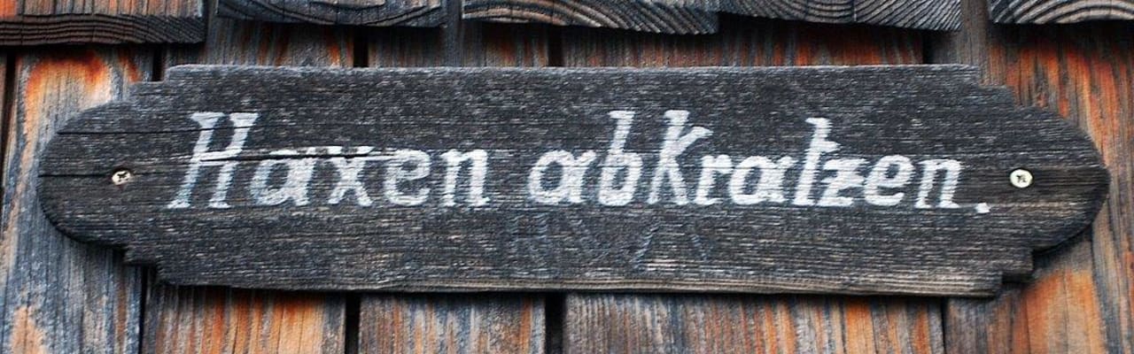 Haxen abkratzen Gamskarkogelhütte