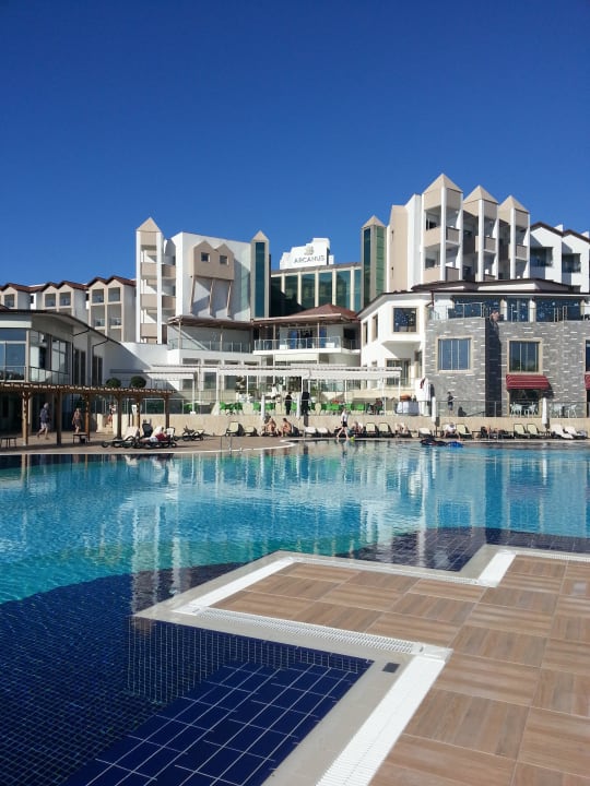 Ansicht vom Pool Arcanus Hotels Sorgun
