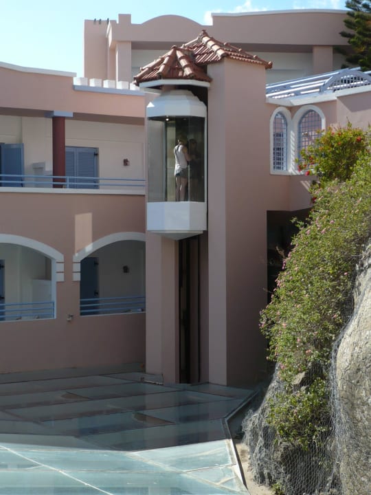 Panoramalift im inneren Bereich Mitsis Rodos Village
