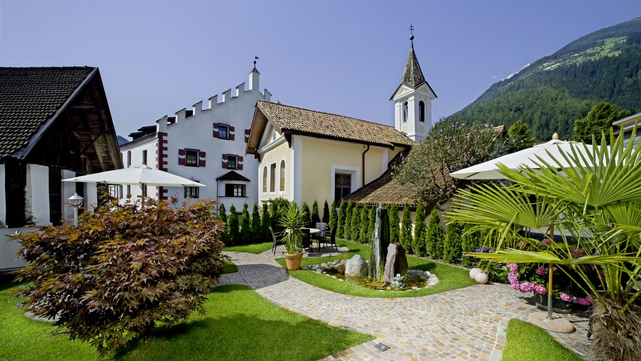 Gartenanlage Alpenhof Lodge Passeiertal