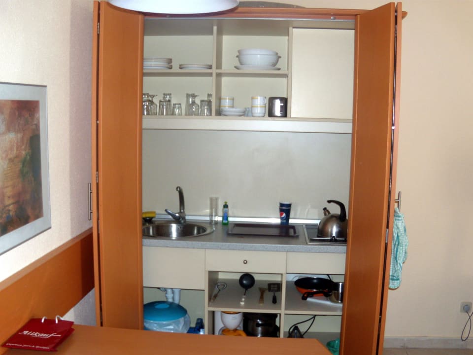 Die verschließbare Kitchenette Bull Dorado Beach & Spa