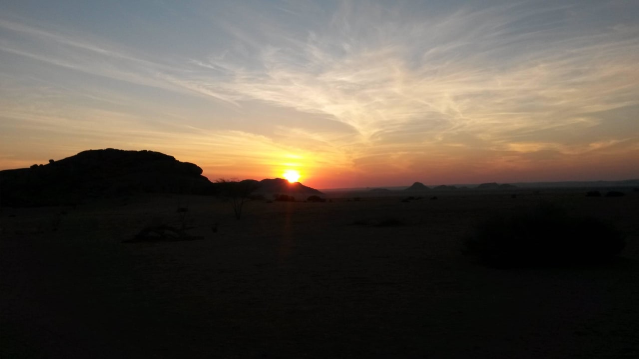 Sonnenuntergang an der Namib Naukluft Lodge Namib Naukluft Lodge