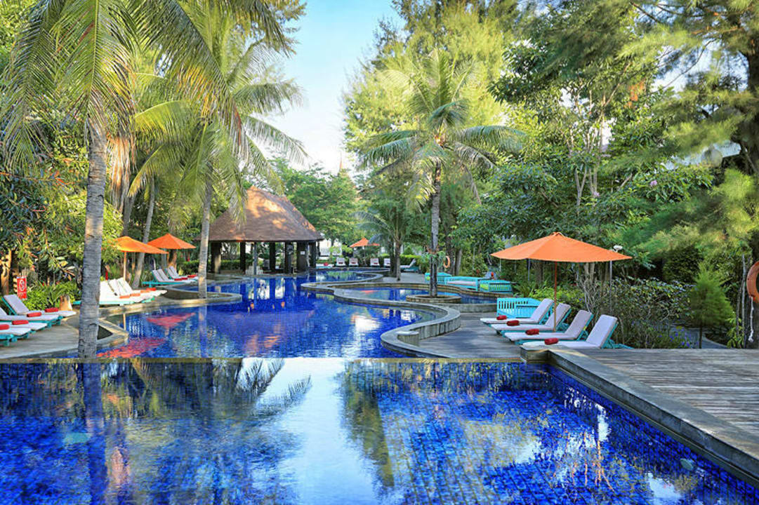 Main Swimming Pool  Aston Sunset Beach Resort Gili Trawangan