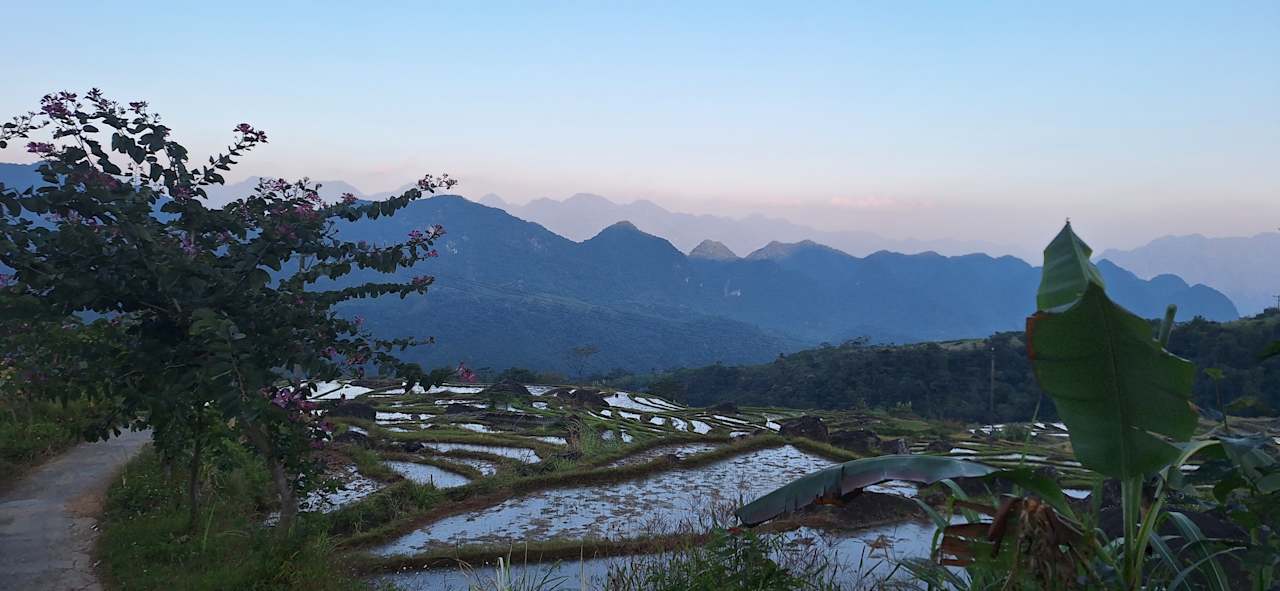 Ausblick Pu Luong Eco Garden