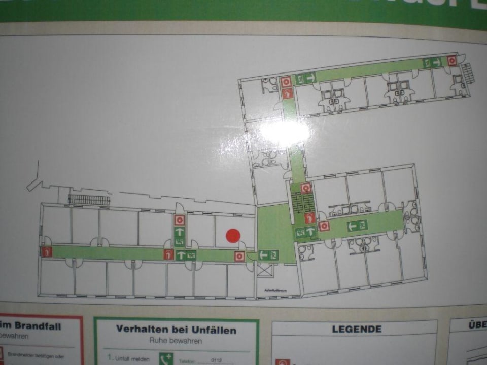 Zimmerplan, 2. Stock Hotel Cult Frankfurt City