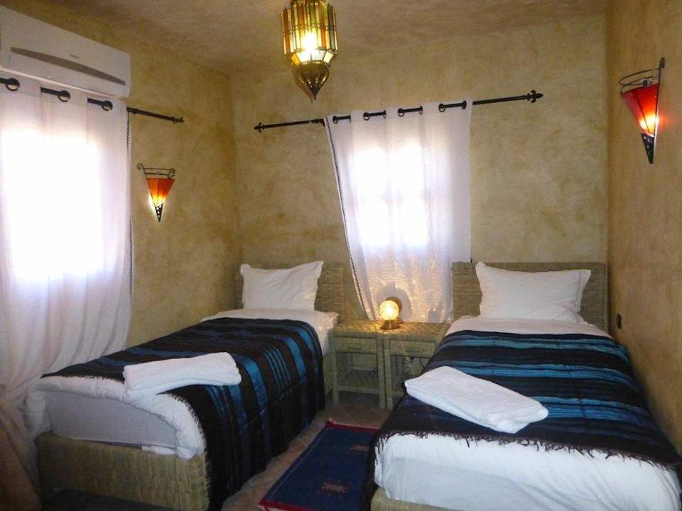 Chambre twin Gasthaus Kasbah La Cigogne
