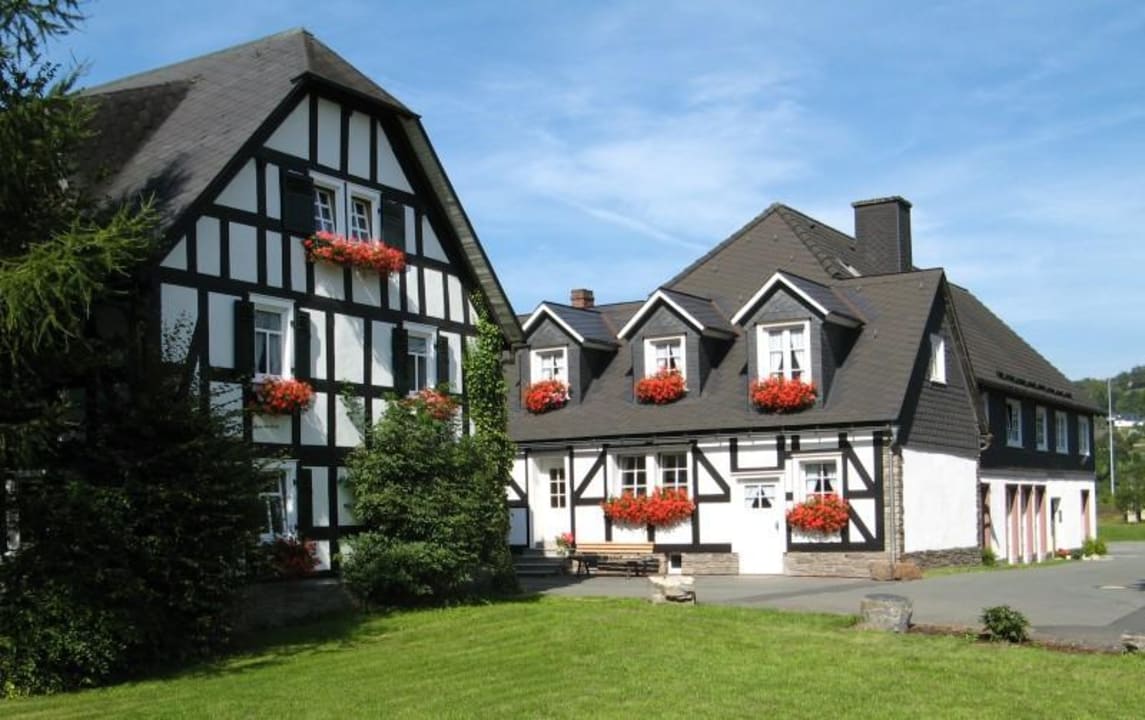 Außenansicht unseres Gästehauses Gästehaus Schwarzenauer Mühle