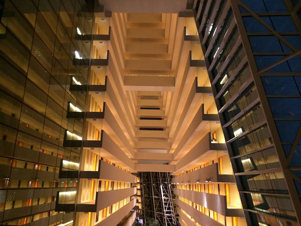 Wnętrze hotelu Marina Bay Sands