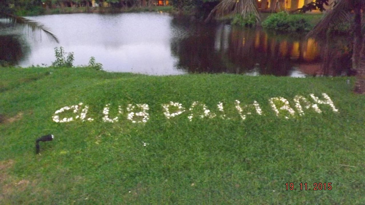 Vor der kleinen Lagune Club Palm Bay