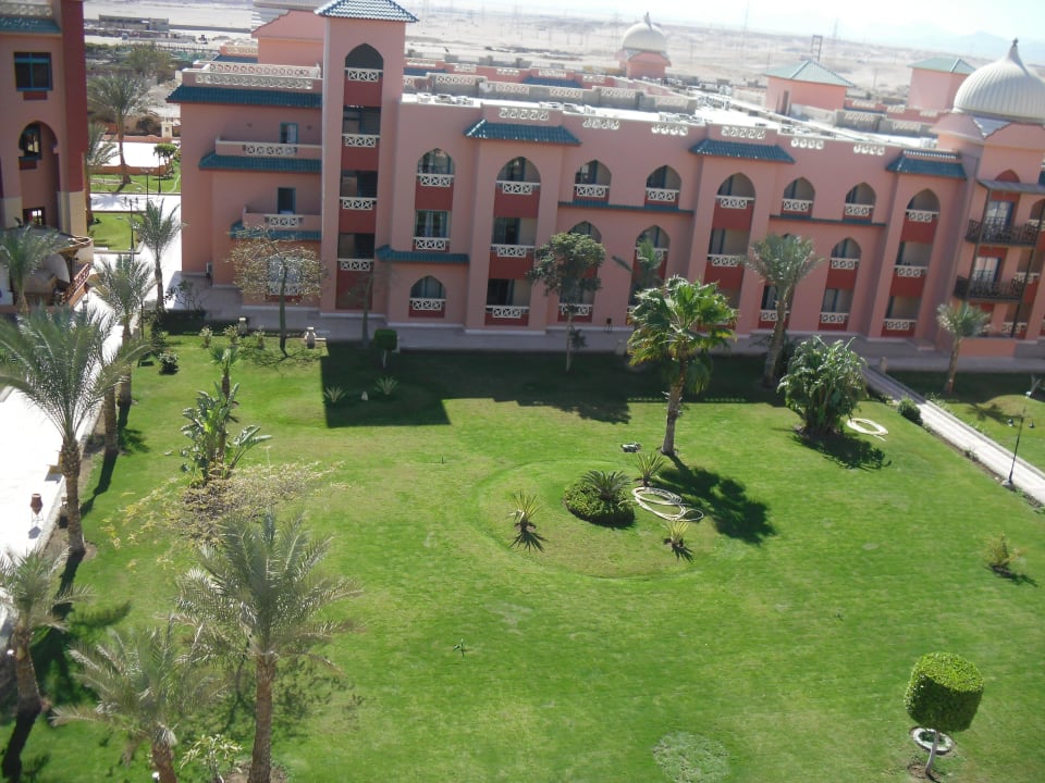 Aussicht vom Rutschenturm Pickalbatros Aqua Park Resort - Hurghada