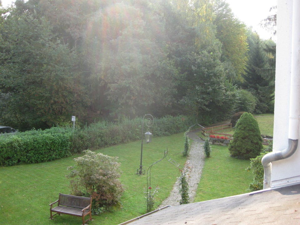 Blick vom Balkon Landhotel Waldhaus