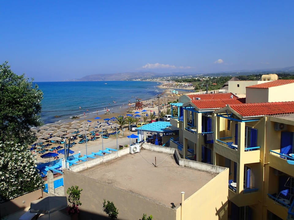 Blick vom Zimmer Hotel Corissia Princess