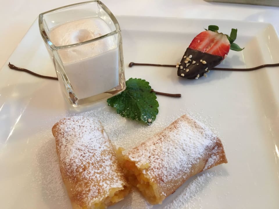 Dessert Abendessen Reiters Finest Family Hotel