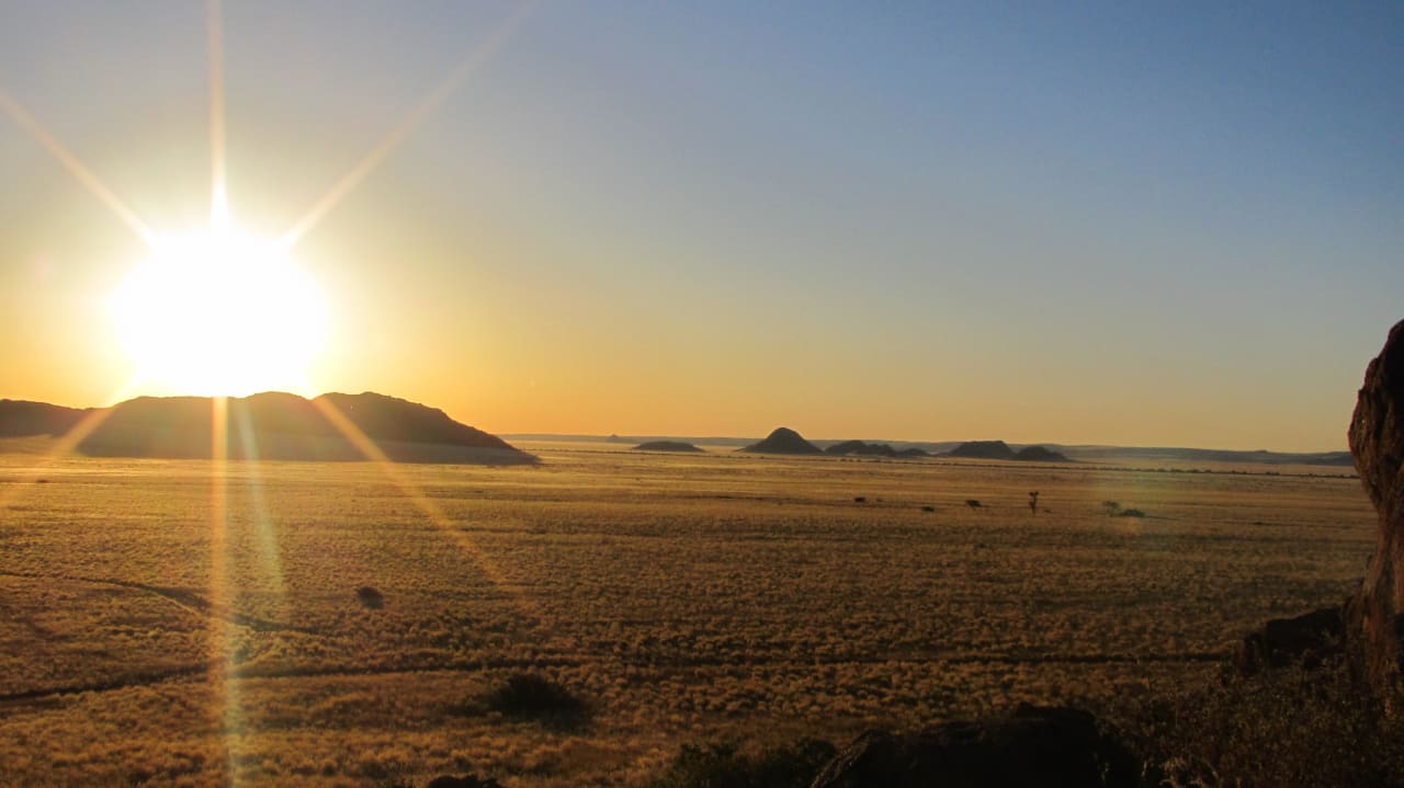 Sonnenuntergang Namib Naukluft Lodge