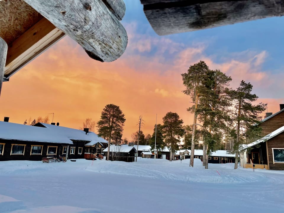 Ausblick Hotel Wilderness Nellim