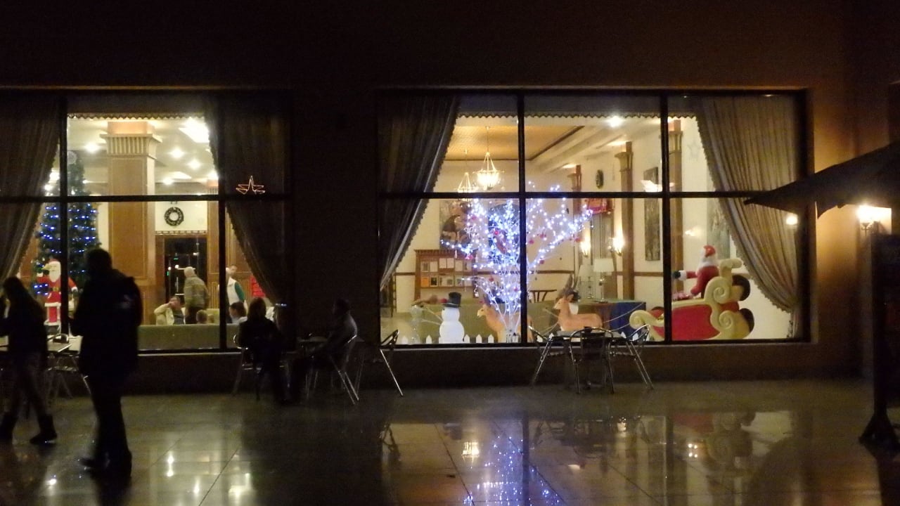 Terrasse vor Lobby Stella Garden Resort & Spa, Makadi Bay