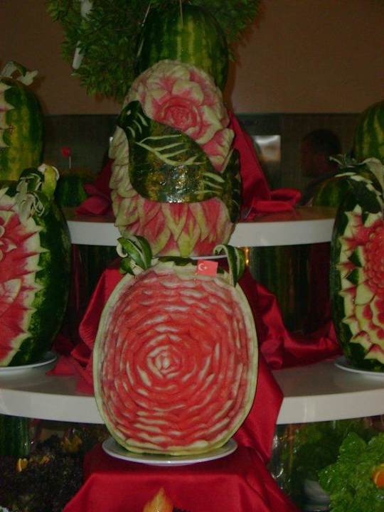 Dekoration beim Buffet Vita Silva Hotel