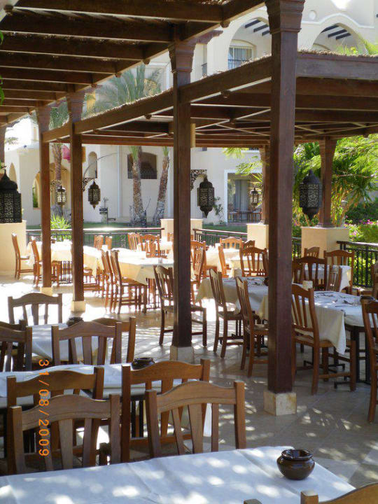Außenterrasse Restaurant Hotel JAZ Makadi Star & Spa