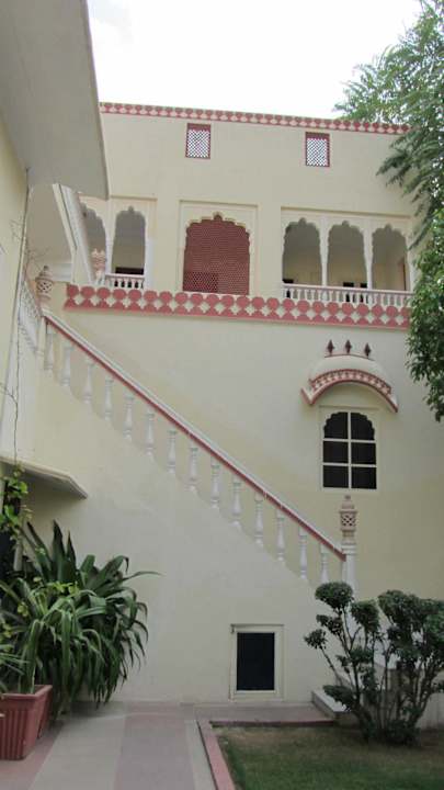Aufgang zum Restaurant Hotel Mandawa Haveli
