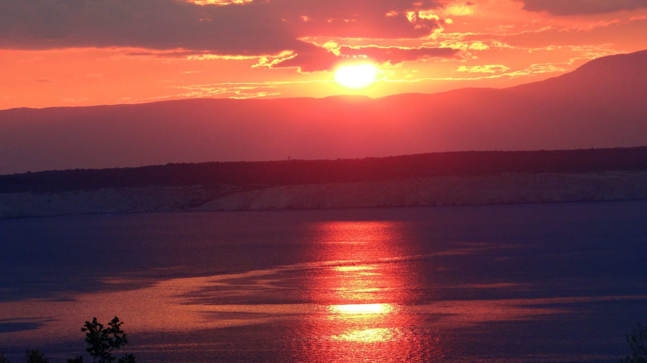 Sonnenuntergang Hotel Belvedere