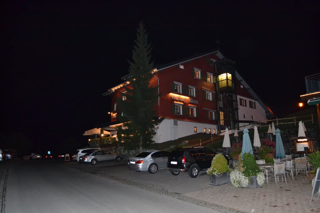 Hotel Adler von unten  Adler Damüls Hotel Gasthof