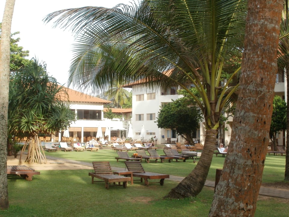 Blick zum Pool Mermaid Hotel & Club