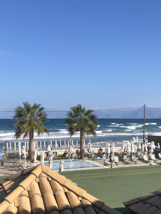 Ausblick Acharavi Beach Hotel