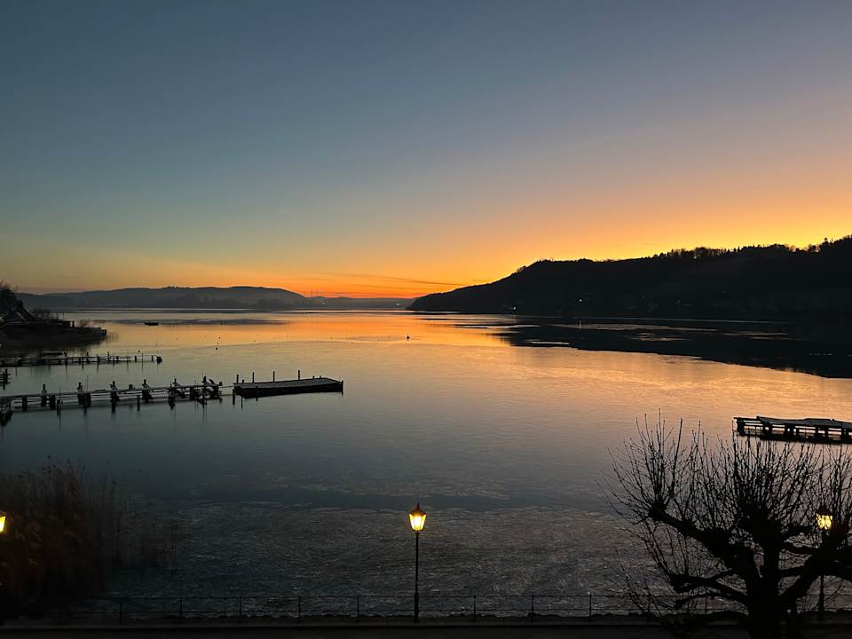 Ausblick Seeside Hotel Seewirt Mattsee
