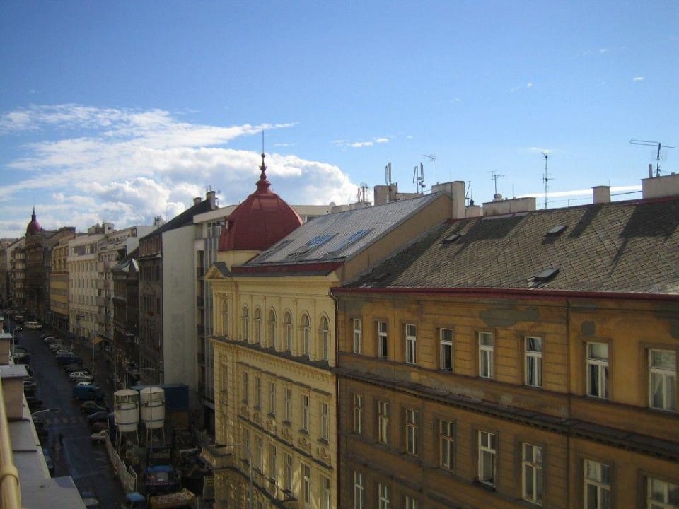 Radisson SAS Alcron, Aussicht vom Balkon, Royal Club Zimmer Alcron Hotel Prague