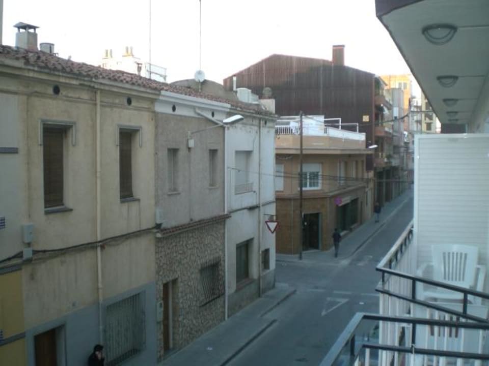 Blick von Balkon (rechte Seite des hotels) Hotel Continental