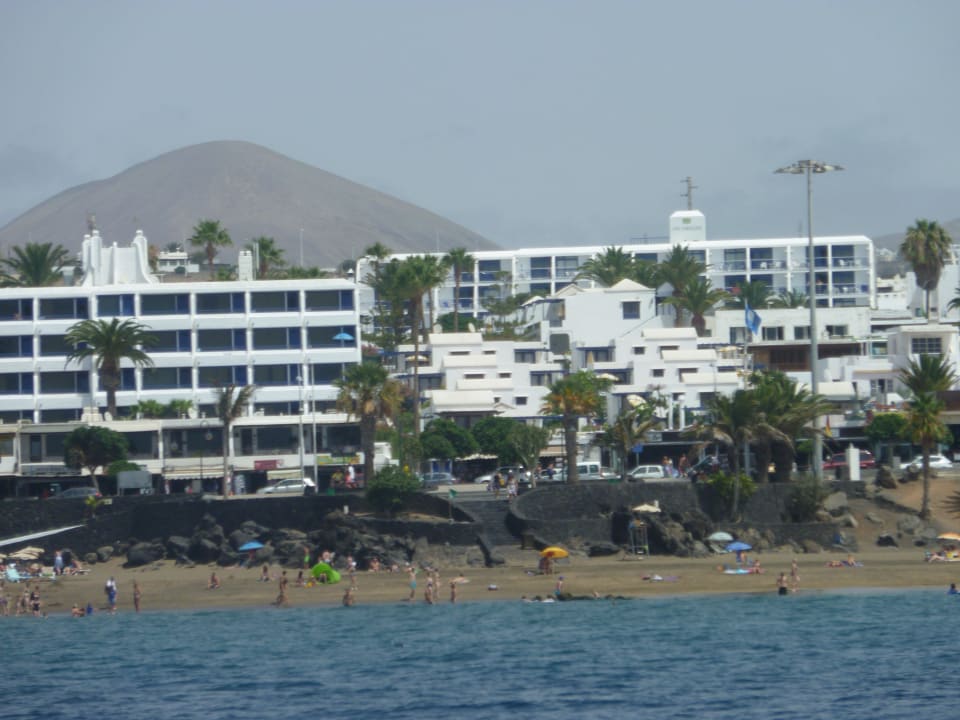 Anlage vom Meer aus gesehen Bungalows & Appartements Playamar