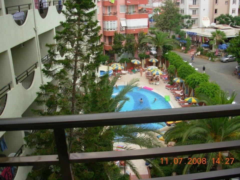 Aussicht vom Zimmer 417 Gardenia Hotel