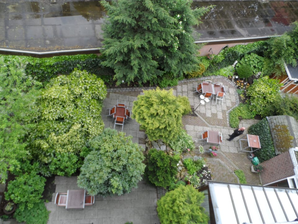 Innenhof des Hotels Hotel Van Walsum