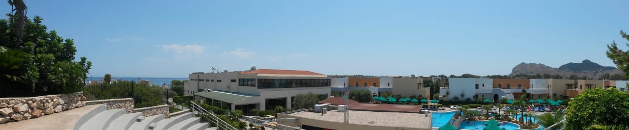 Panorama von der Anlage Atlantica Mikri Poli Rhodes
