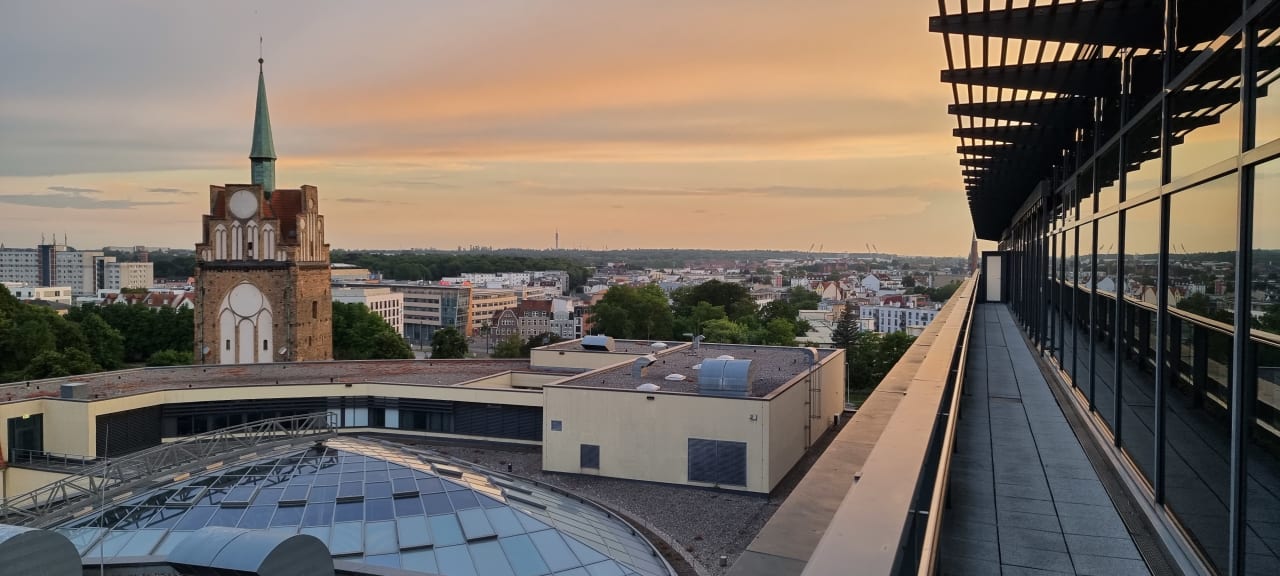 Ausblick ScanHotels City Rostock