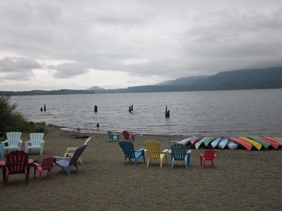 Schöner Blick auf den Lake Quinault Lake Quinault Lodge