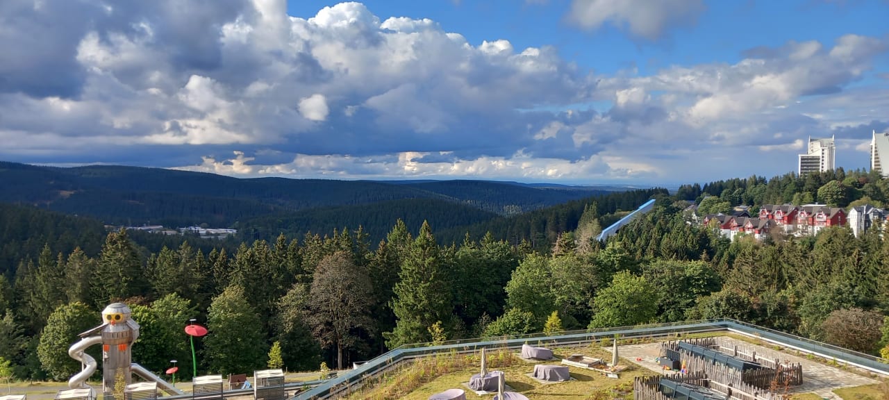 Ausblick The Grand Green - Familux Resort