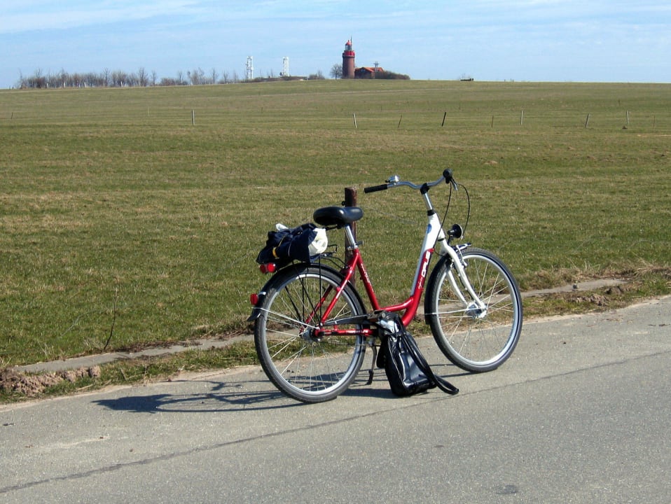 Radtour zum Leuchtturm Ferienappartements Residenz MeeresBlick
