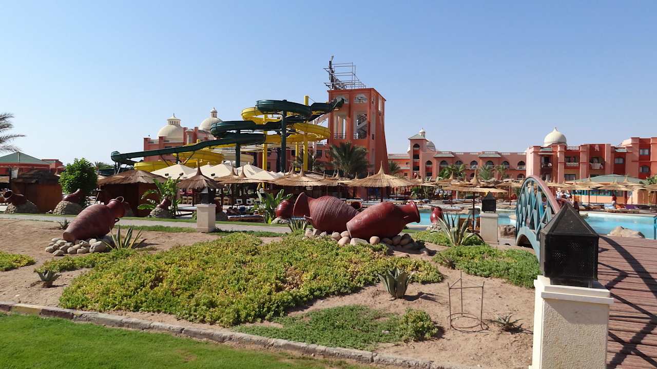 Blick vom Kinderpool aus Pickalbatros Aqua Park Resort - Hurghada