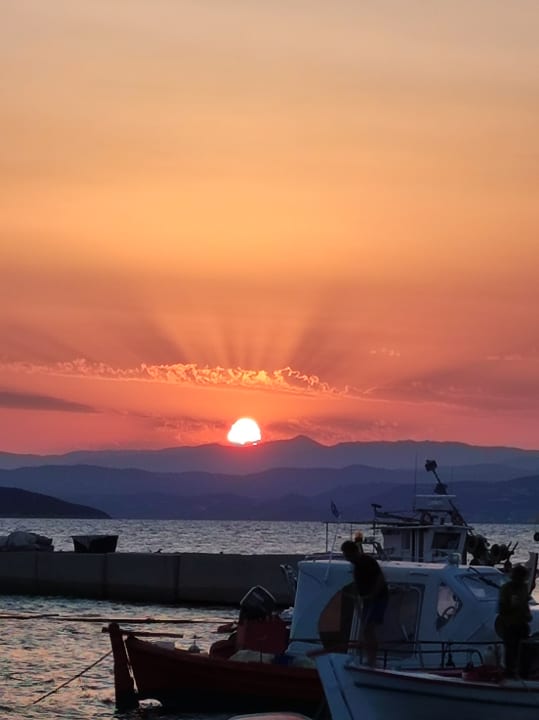 Ausblick Akrathos Beach Hotel