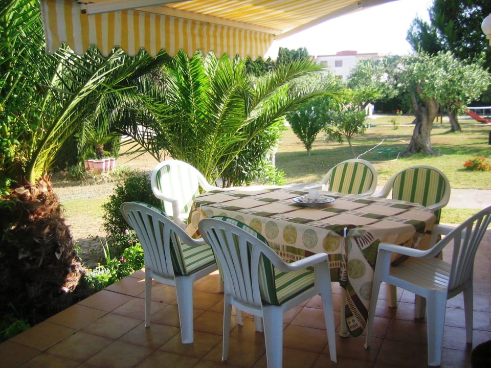 Blick von Terrasse Bungalow 13 Bungalow Park Colibri