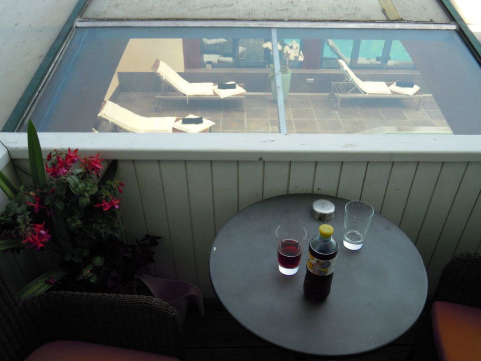 Ausblick vom Balkon.. Seehotel Hubertushof