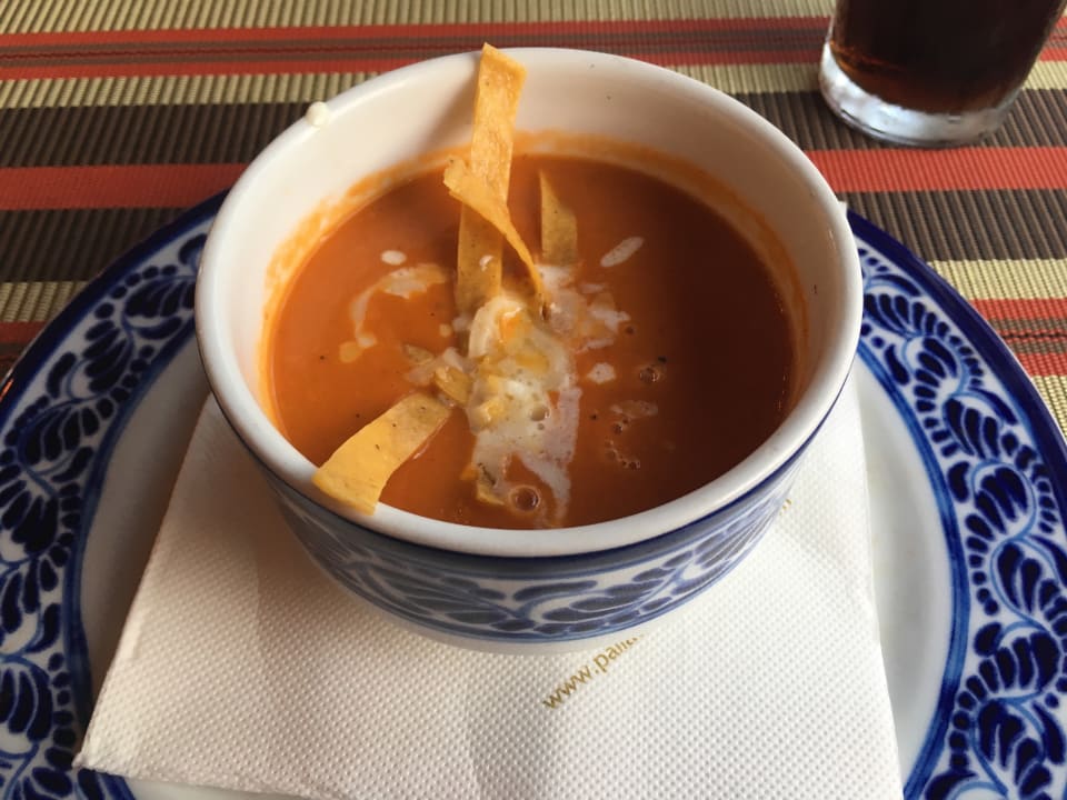 Tortilla Suppe im „Adelita“ TRS Turquesa Hotel - Adults only