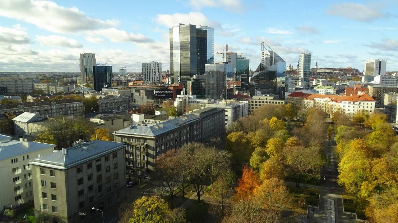 View from Executive Lounge Hilton Tallinn Park