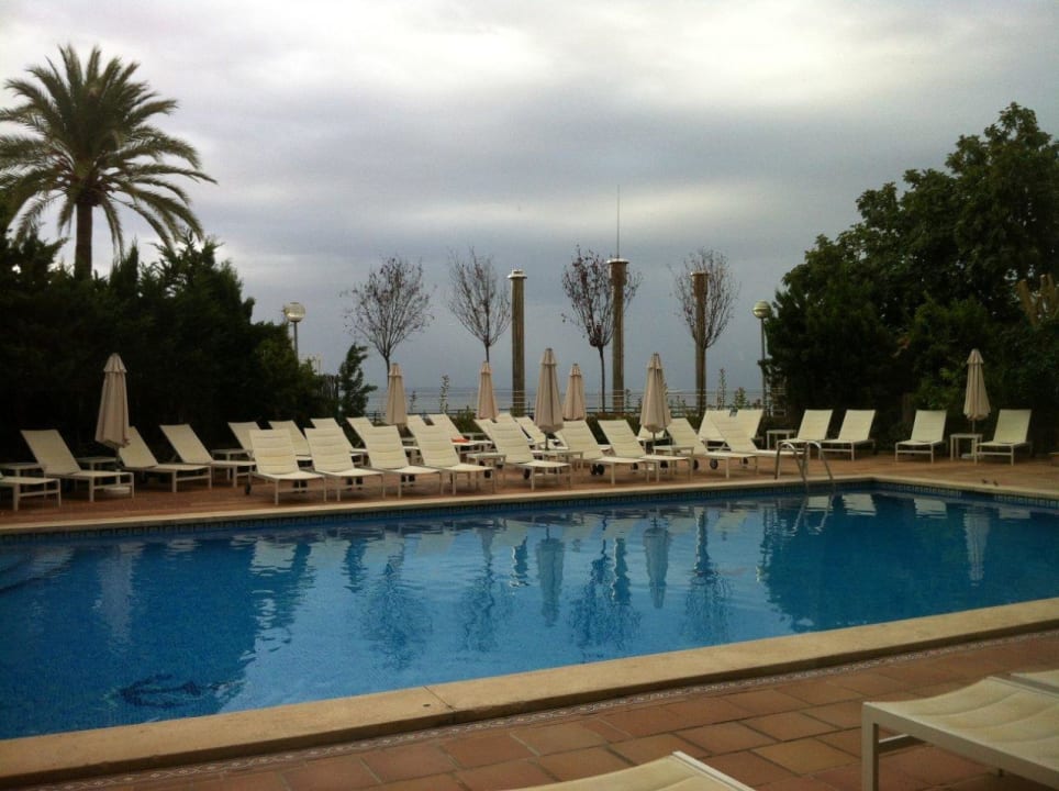 Morgens 8 Uhr Blick aus dem Frühstücksraum Be Live Experience Costa Palma