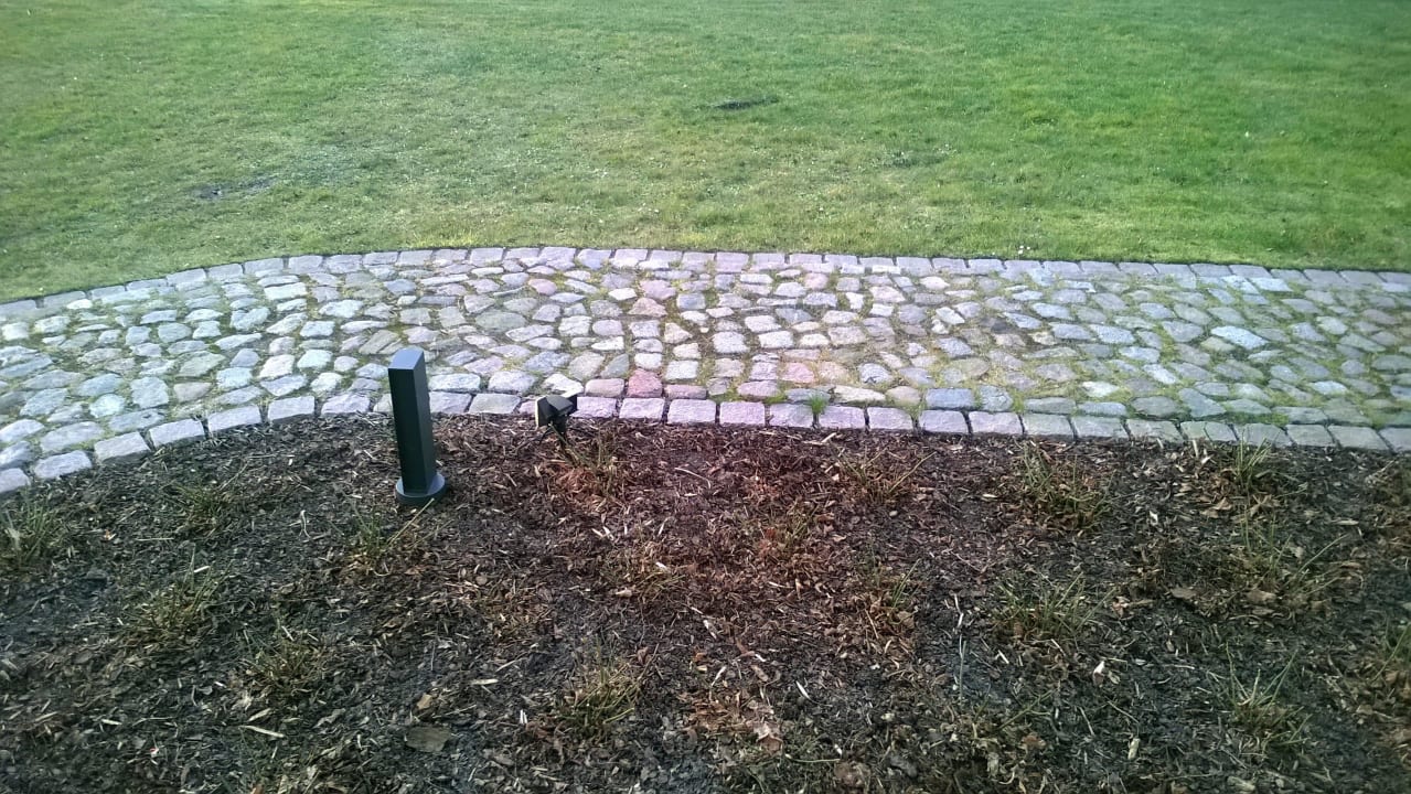 Vom Zimmerfenstern aus Wasserschloss Mellenthin