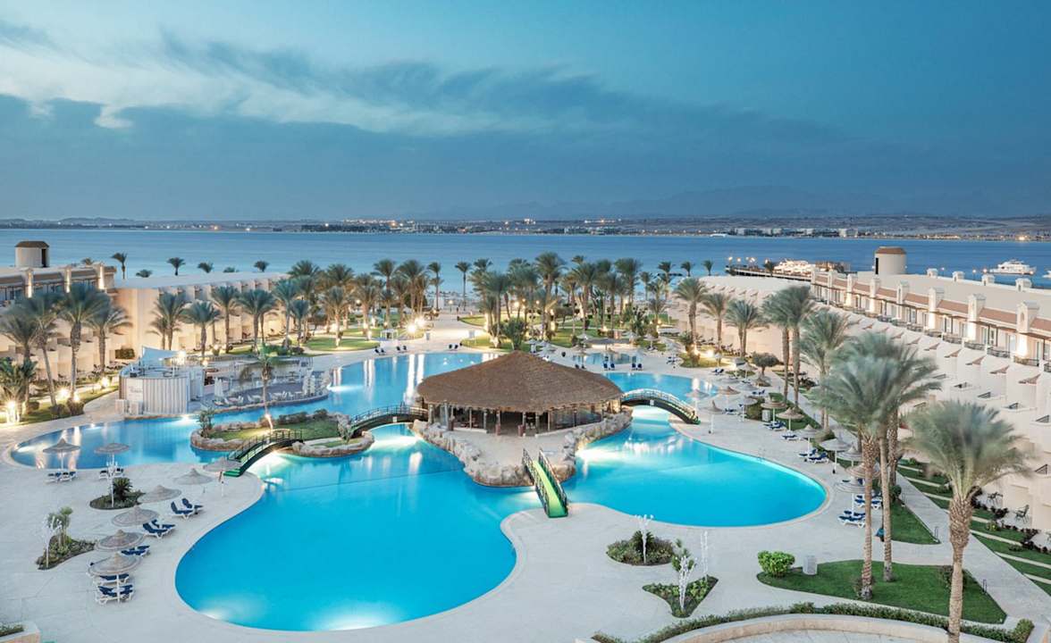 Ausblick Pyramisa Beach Resort Sahl Hasheesh